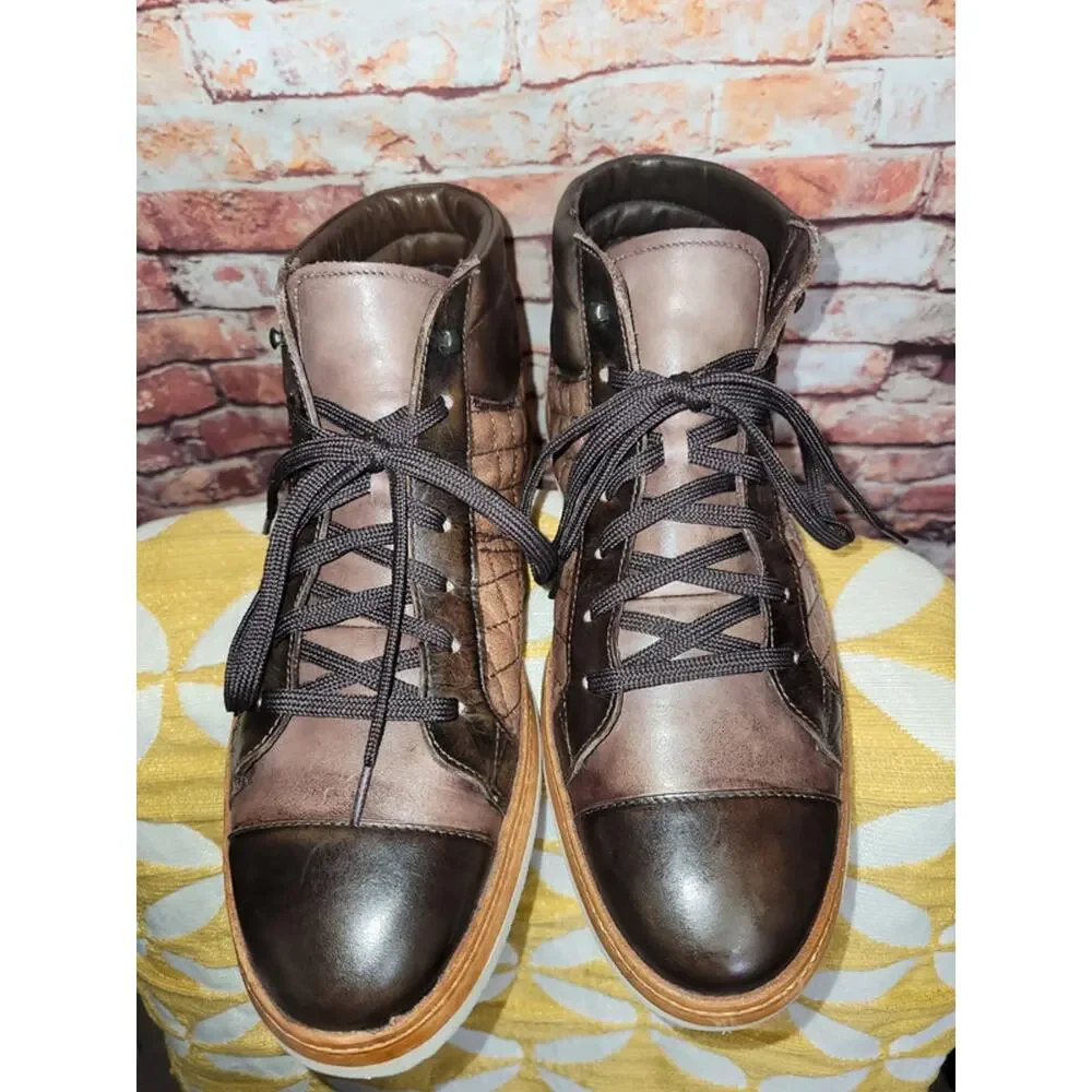 Jose Real high-top Italian sneakers.